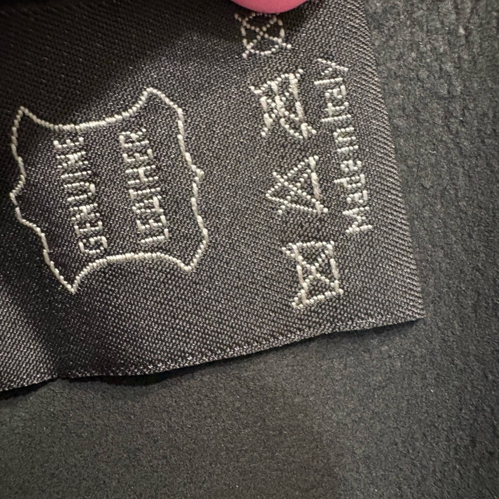 Donald J. Pliner Black Quilted Leather Moto Jacket - Picture 8 of 8